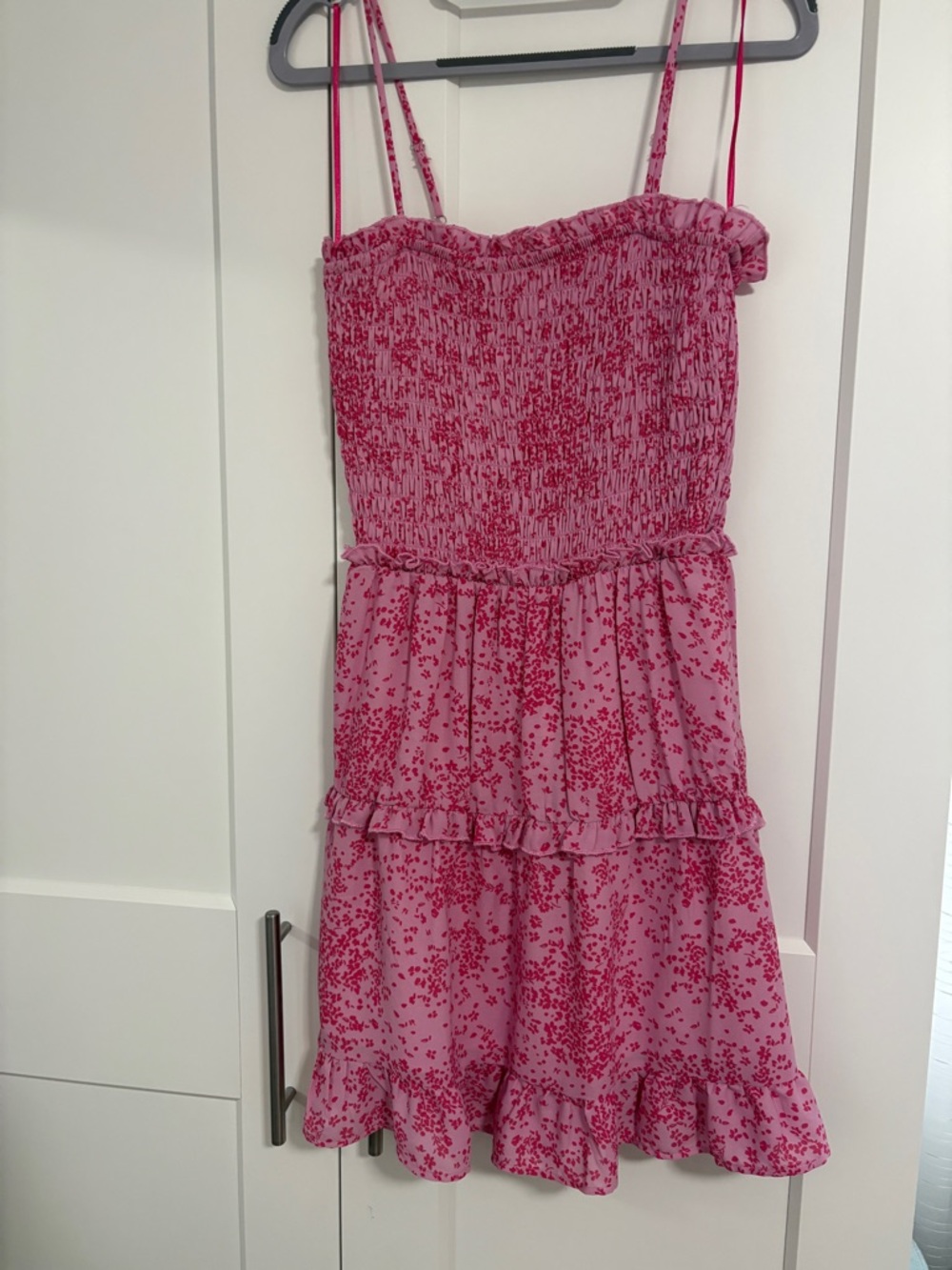 NWT Sienna Sky Pink Floral Mini Dress size small